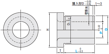 治具襯套尺寸圖和圖紙