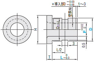 治具襯套尺寸圖和圖紙