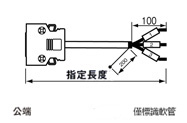 IEEE1284ハーフピッチ（MDR）コネクタ付ケーブル (3M製コネクタ使用):関連画像