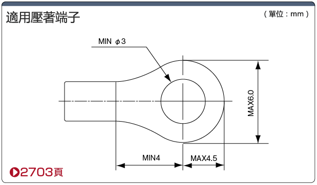 2列小型タイプ(低背・6A・M2.6):関連画像