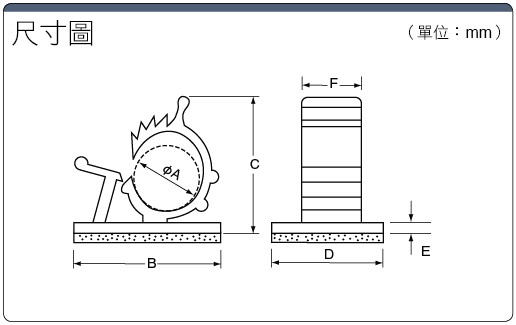 線夾 尼龍製（4階段調節式）：相關圖像
