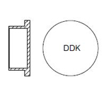 CM10系列(D)型 單壓快速鎖附式 小型・防水連結器用防塵蓋