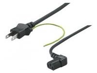 AC線 固定長度（PSE）附兩端插座及插頭 連結器L型