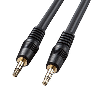音訊電纜線（1m、黑） KM-A2-10K2