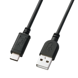 USB 2.0 Type-C - A電纜線（1m、黑） KU-CA10K