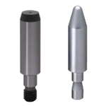 治具用定位銷　長型　前端形狀選擇　無頭緣止迴螺絲型　有表面處理