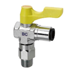 球閥旋轉L型　PT公　軟管連接