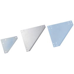 5系列（溝槽寬度6mm）　20･25･40方形鋁擠型用鈑金板　角落型 SHPTWUL5