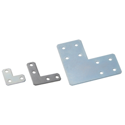8系列（溝槽寬度10mm）　40･80方形鋁擠型用鈑金板　L型 HPTLS8