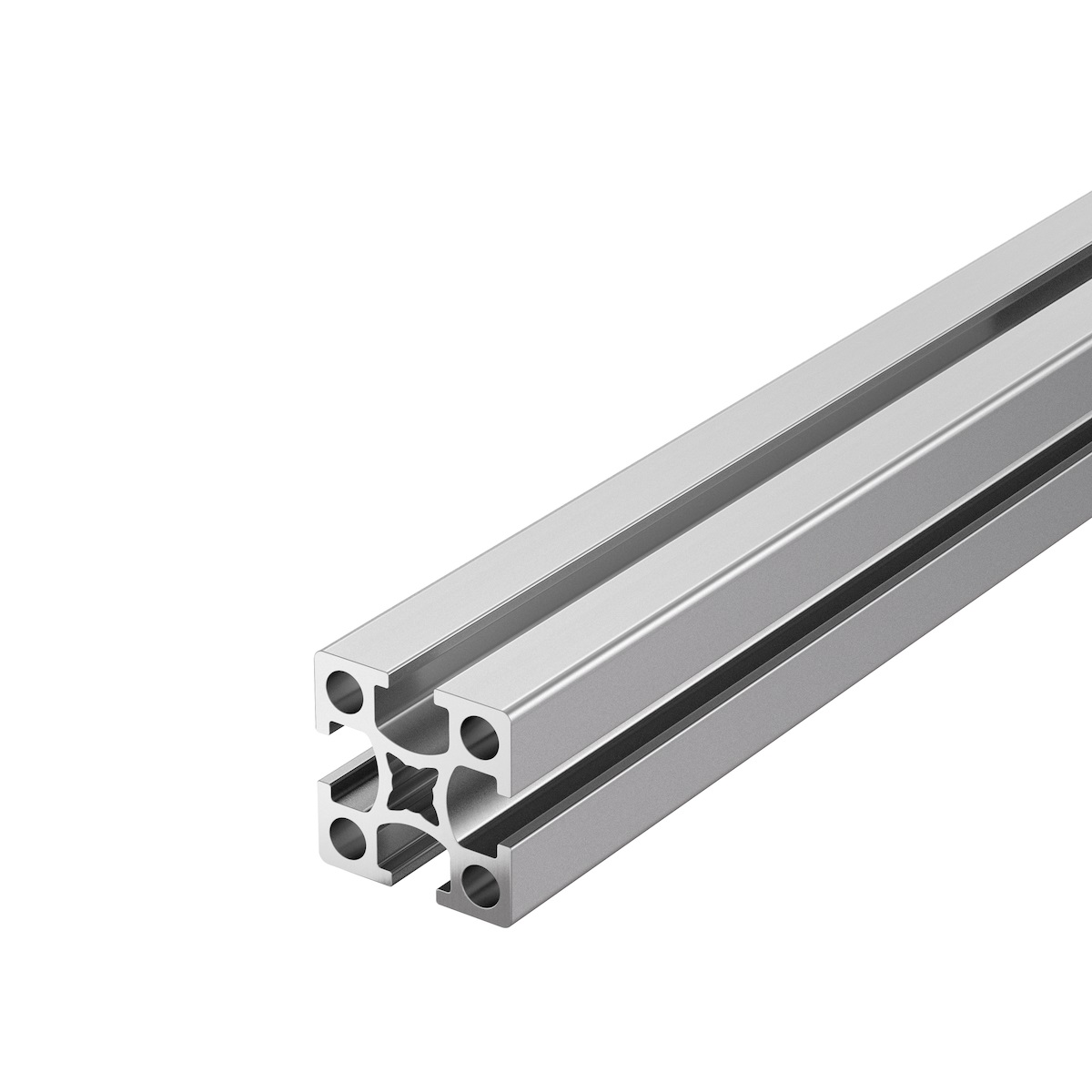 【經濟型】鋁擠型4系列 正方形 20x20mm 1列溝 4面溝