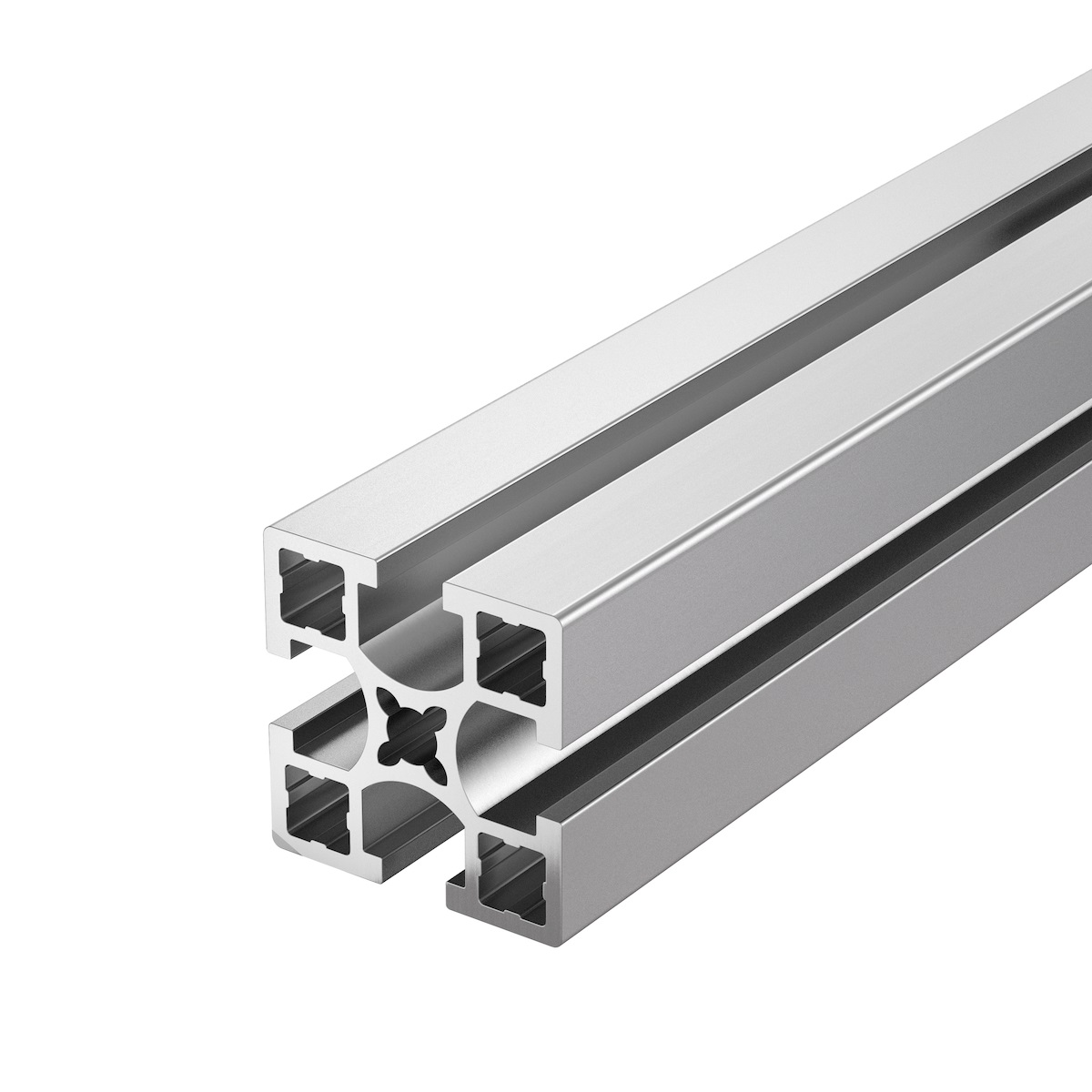 【經濟型】鋁擠型6系列 正方形 30x30mm 1列溝 4面溝