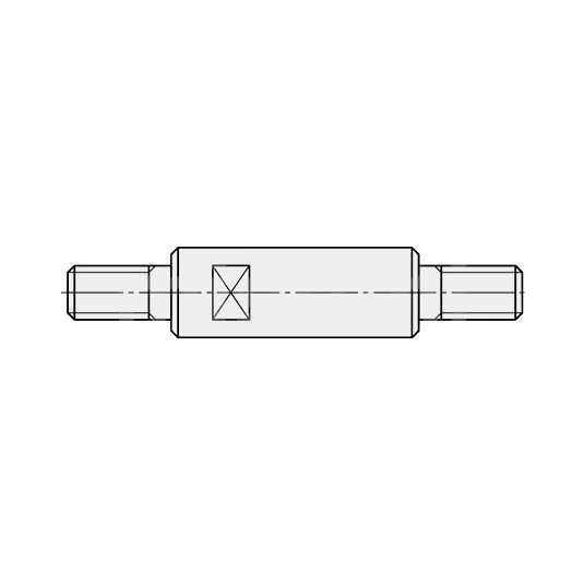 【經濟型】 線性導桿 兩端外螺牙附扳手槽型