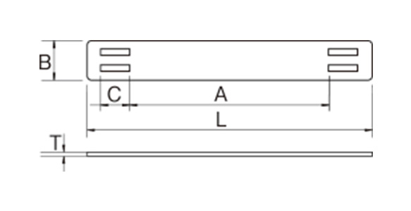 マーキングシリーズ表示用アロータグの寸法図