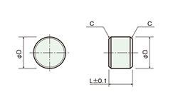 軸保護スペーサー(旧名セットピース)/SM-E 外形図1