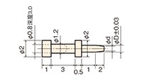 信号チェック用端子/MTA・MTB 外形図01