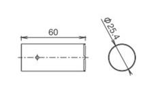 φ22 LW系列控制元件 固定環鎖緊工具尺寸圖