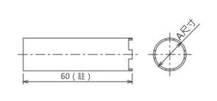 Φ8、10、12、16 AP系列LED式小型指示燈 固定環鎖緊工具 尺寸圖