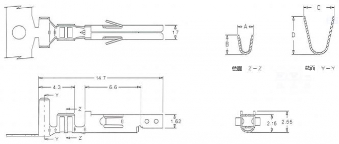 Mini-Fit Jr.™ 4.2mm間距 端子台（5556）：相關圖像