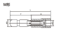 M形:外形図