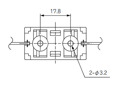 CR2-R型的安裝孔加工圖