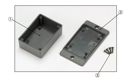 TWF型附凸緣腳墊阻燃性塑膠盒的構成內容。