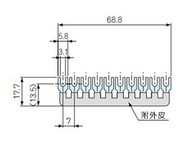 尺寸圖(SBR70-10P)