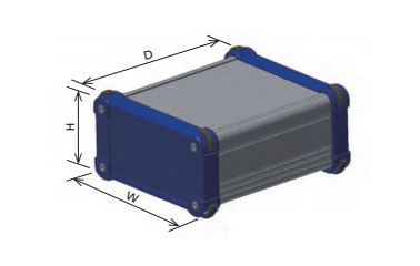 EXW型附護角IP65防水型鋁盒的外型照片