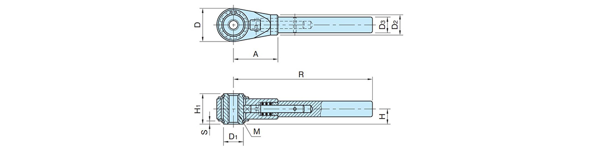 RL-T（內牙）尺寸圖