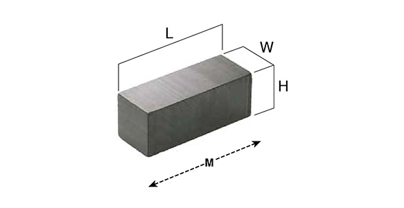 各向異性鐵氧體磁鐵 棒型（方型）