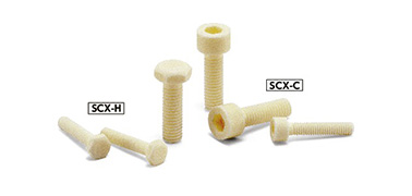 SCX-H、SCX-C外觀 材質、加工 SCX-H : Al2O3（氧化鋁99.5％） SCX-C : Al2O3（氧化鋁99.5％）