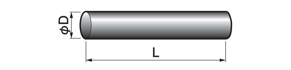 #300 丸棒（30M）の寸法図