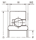 樹脂軸承 PE（耐藥品性）尺寸圖2